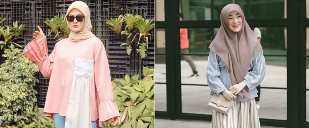 Beda gaya Larissa Chou dan Henny Rahman Instagram Beda gaya Larissa Chou dan Henny Rahman Instagram