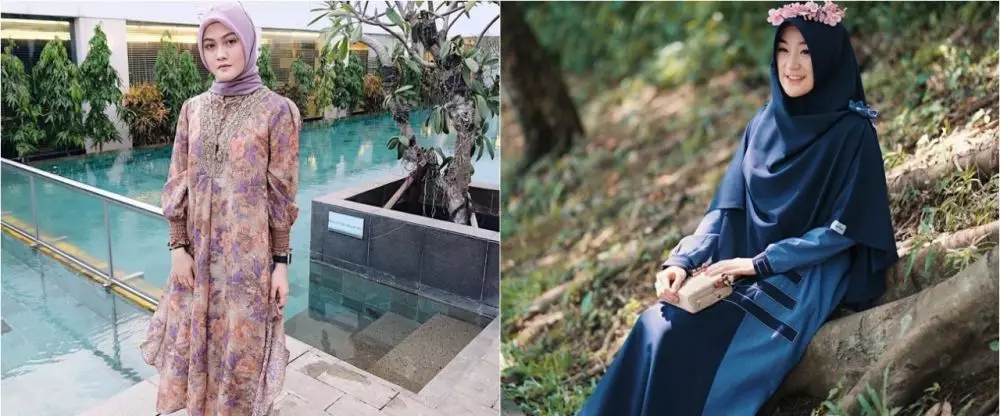 Beda gaya Larissa Chou dan Henny Rahman Instagram Beda gaya Larissa Chou dan Henny Rahman Instagram