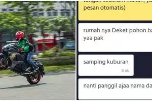 11 Chat lucu petunjuk alamat penumpang ojek online, absurd banget