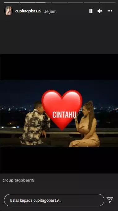 dinner romantis Cupi Cupita dan calon suami © 2021 brilio.net Instagram