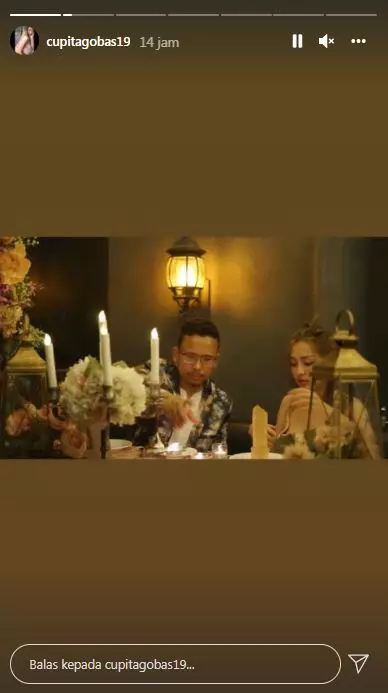 dinner romantis Cupi Cupita dan calon suami © 2021 brilio.net Instagram