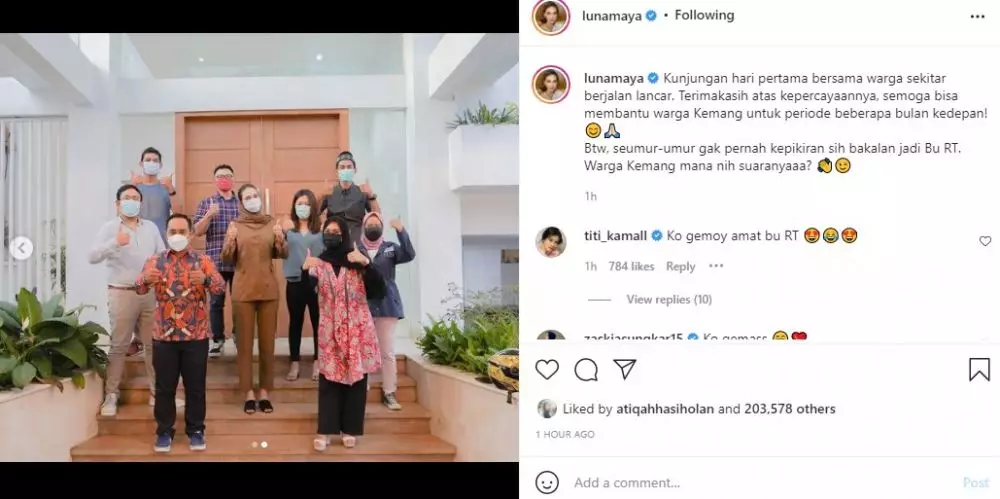 Luna Maya jadi RT © 2021 Instagram Luna Maya jadi RT © 2021 Instagram
