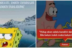 89 Kata-kata motto hidup di kartun Spongebob, santai tapi penuh makna