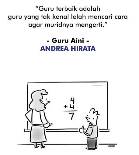 Motto hidup seorang guru © berbagai sumber