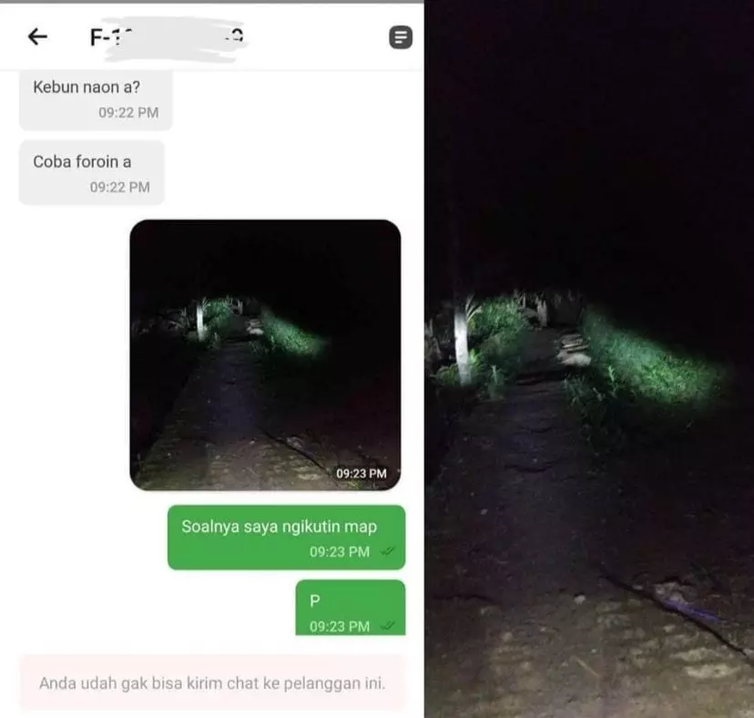 chat kalau driver ojek online panik © 2021 instagram.com chat kalau driver ojek online panik © 2021 instagram.com