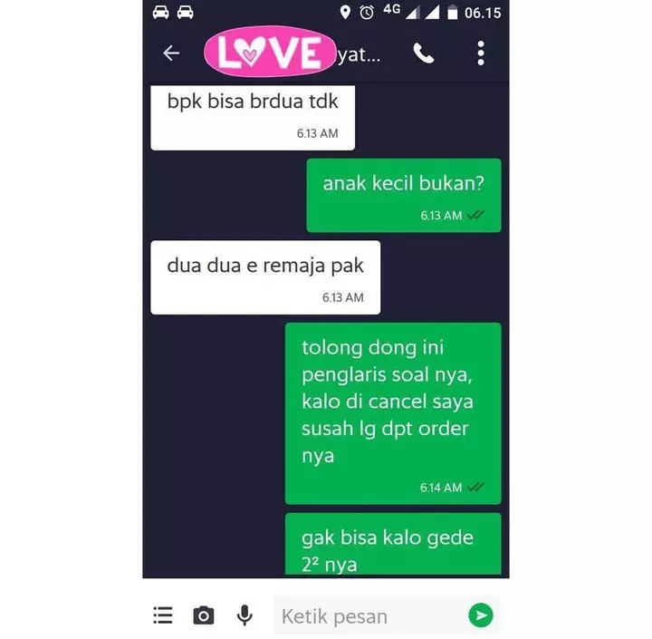 chat kalau driver ojek online panik © 2021 instagram.com chat kalau driver ojek online panik © 2021 instagram.com