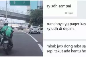 11 Chat lucu driver ojek online lagi panik ini kocak abis