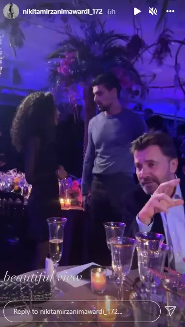 Momen Nikmir ketemu Michele Morrone '365 Days' © 2021 Instagram