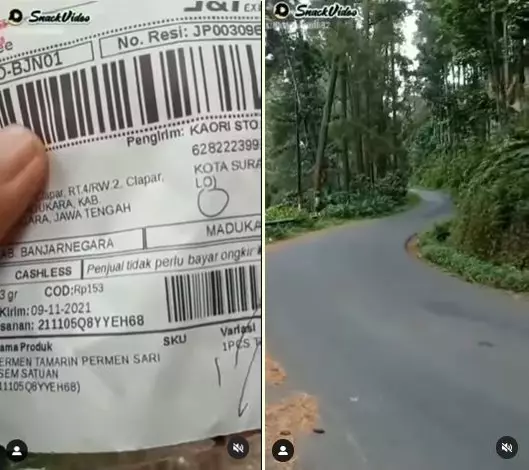 lika-liku jadi kurir paket ada-ada aja © 2021 instagram.com