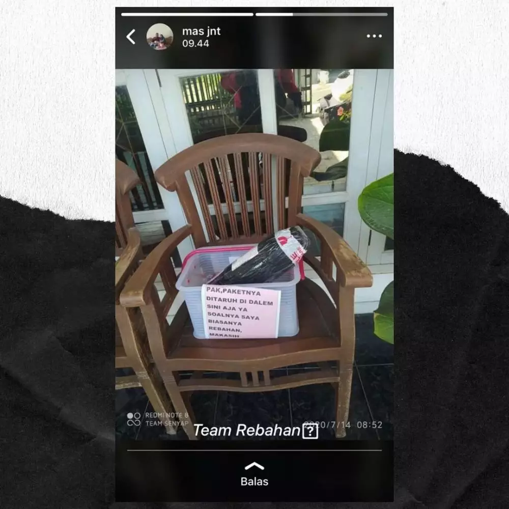 lika-liku jadi kurir paket ada-ada aja © 2021 instagram.com