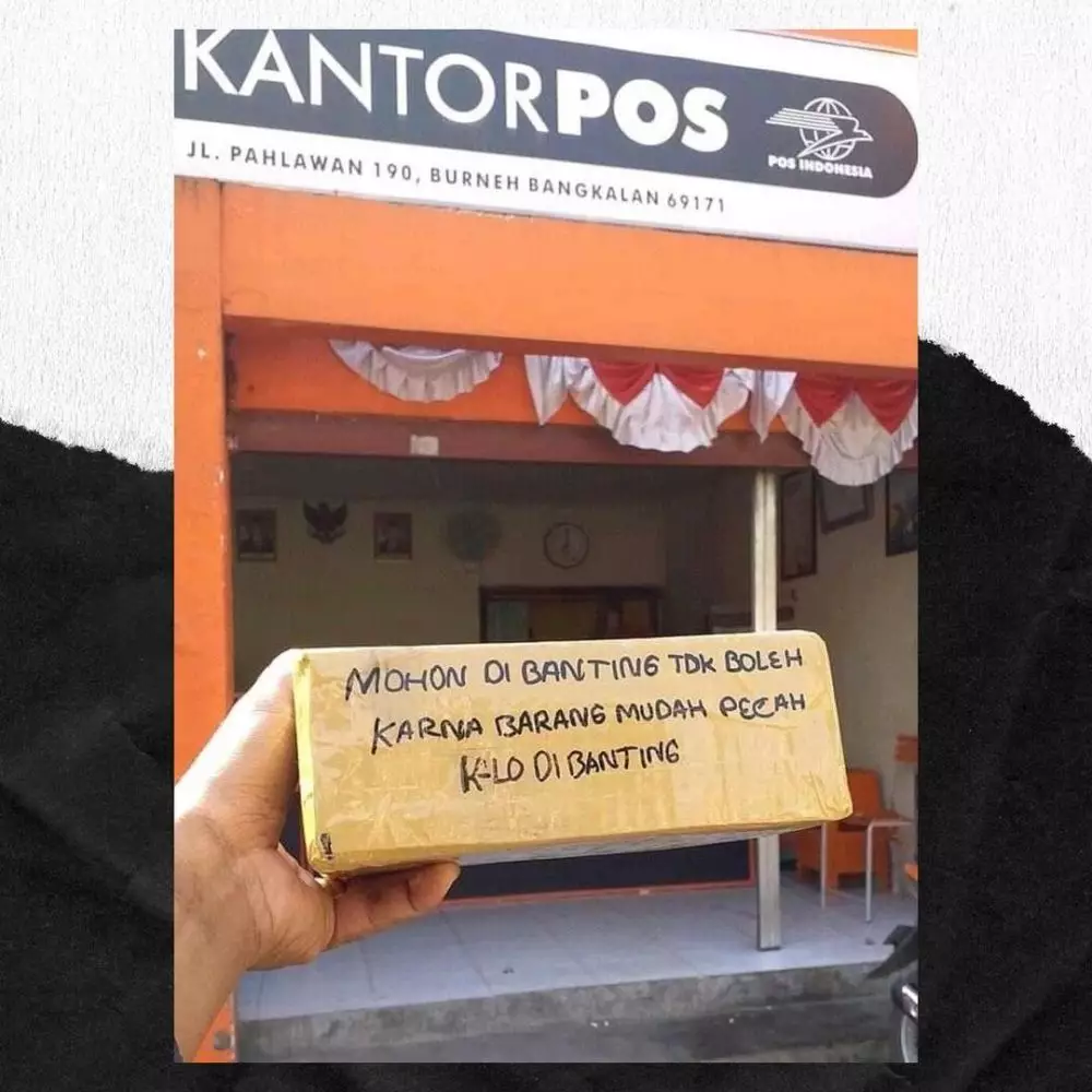 lika-liku jadi kurir paket ada-ada aja © 2021 instagram.com