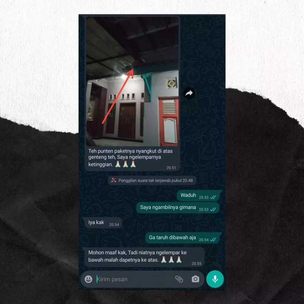 lika-liku jadi kurir paket ada-ada aja © 2021 instagram.com