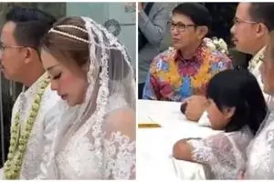 Cupi Cupita menikah, momen akrabnya dengan anak sambung jadi sorotan