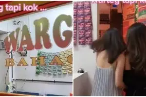 Jangan menilai warteg ini dari luarnya, saat masuk kamu pasti tertipu