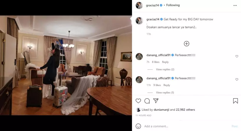 Gracia Indri dinikahi pria bule hari ini? Instagram Gracia Indri dinikahi pria bule hari ini? Instagram