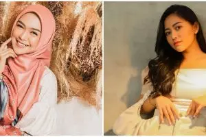 Pakai gaun menyala, 5 adu gaya pernikahan Ria Ricis dan Rachel Vennya