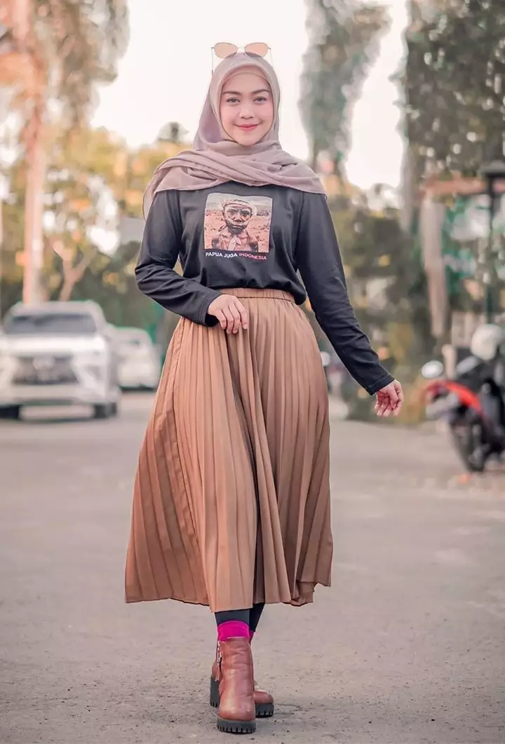 cara mix and match outfit Ria Ricis © Instagram