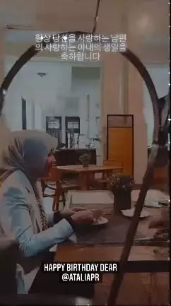 momen ultah Atalia Praratya © 2021 Instagram