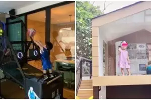 Potret playground di rumah 9 pemain sinetron, wahananya lengkap