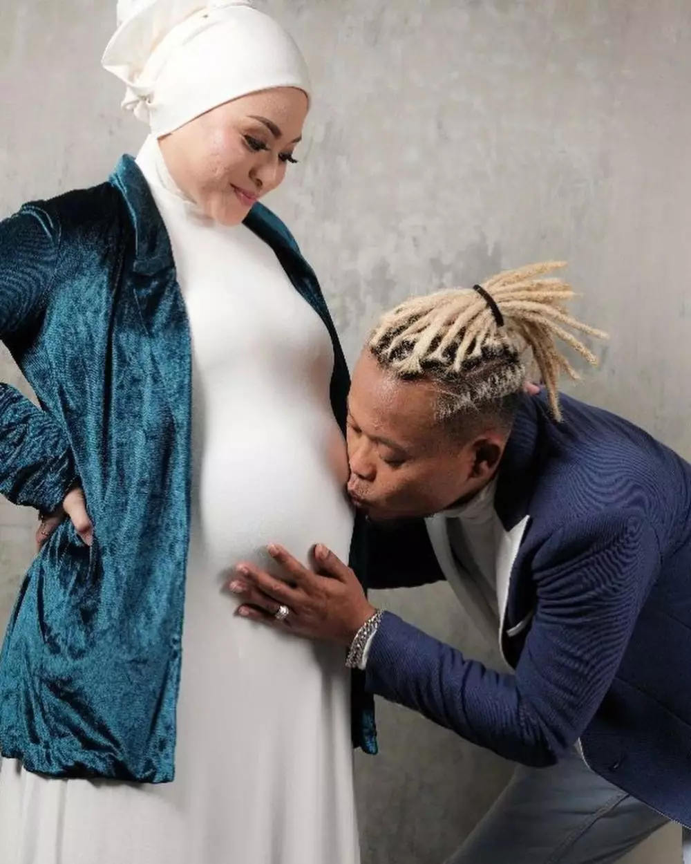 Momen maternity shoot Nathalie bareng suami © 2021 Instagram