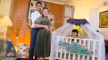 Potret maternity Amanda Manopo & Arya Saloka di sinetron © berbagai sumber Potret maternity Amanda Manopo & Arya Saloka di sinetron © berbagai sumber