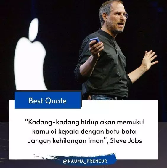 Motto hidup Steve Jobs © berbagai sumber
