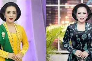 9 Gaya Soimah di nikahan adiknya, Cicilia, anggun dalam balutan kebaya