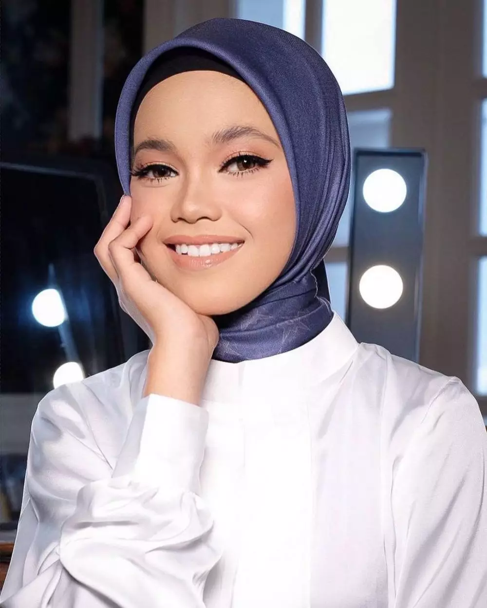 Penampilan Ressa 'Nike Ardilla' usai dimakeover © 2021 brilio.net