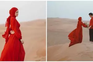 7 Pemotretan Dinda Hauw & Rey Mbayang di Dubai, simpel dan berkelas