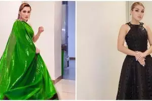 Tampil fresh, ini 10 gaya rambut baru Ayu Ting Ting berwarna silver