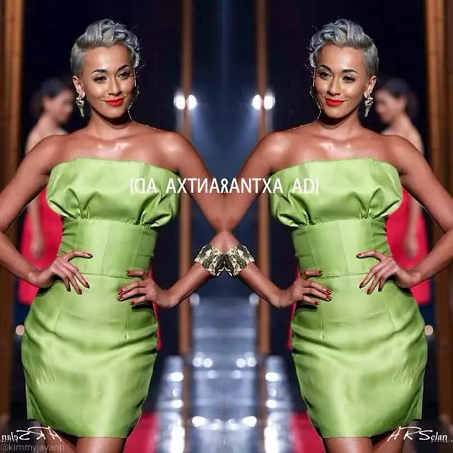 Seleb tampil di fashion show luar negeri Instagram