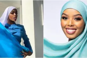 9 Potret cantiknya Khadija Omar, kontestan Miss World berhijab pertama