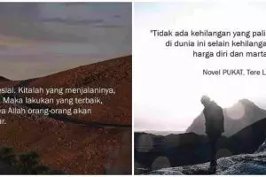 101 Kata-kata motto hidup dari Tere Liye, menyentuh hati dan bermakna