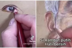 Selebgram asal Semarang ini lukis Ganjar Pranowo, hasilnya tuai pujian