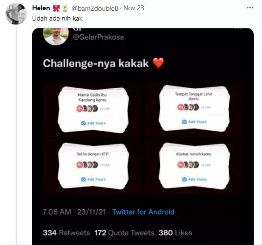  fitur Add Yours di Instagram celah penipuan © 2021 brilio.net