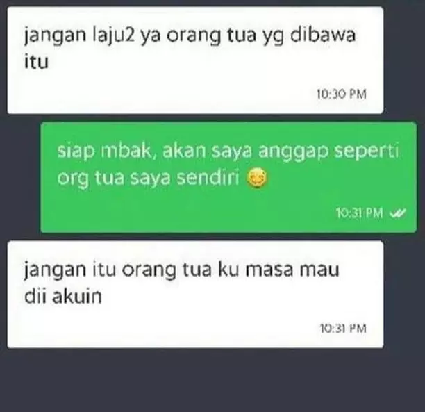 chat kalau driver ojek online asyik sendiri © 2021 instagram.com chat kalau driver ojek online asyik sendiri © 2021 instagram.com
