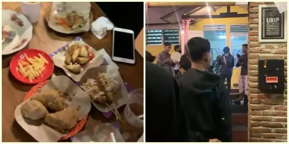 Cafe dengan sholawat © TikTok