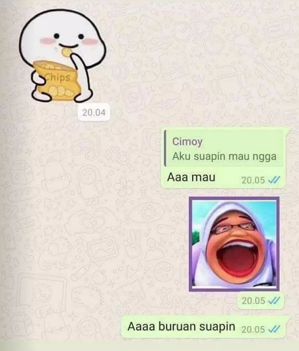 lagi salah tingkah pas PDKT jadi lucu © 2021 instagram.com