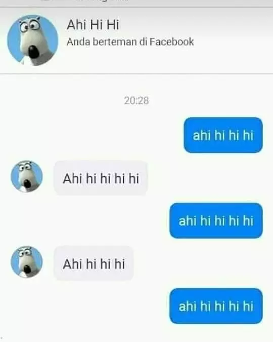 lagi salah tingkah pas PDKT jadi lucu © 2021 instagram.com