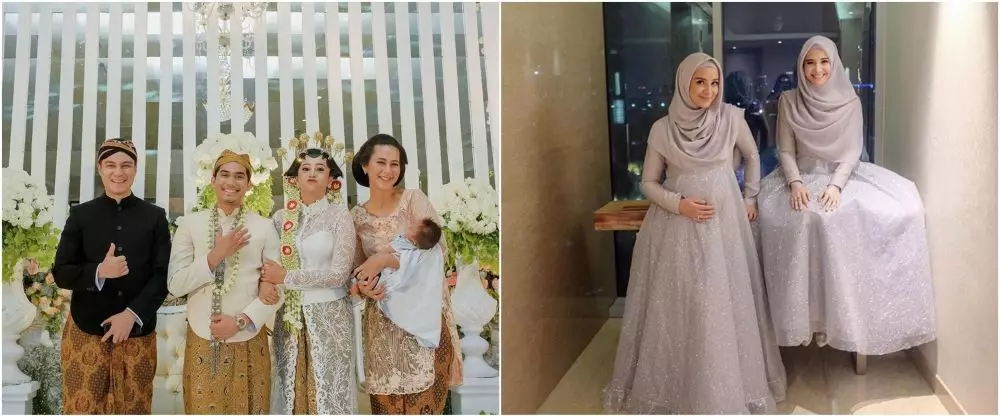 gaya seleb di pernikahan adik © instagram gaya seleb di pernikahan adik © instagram