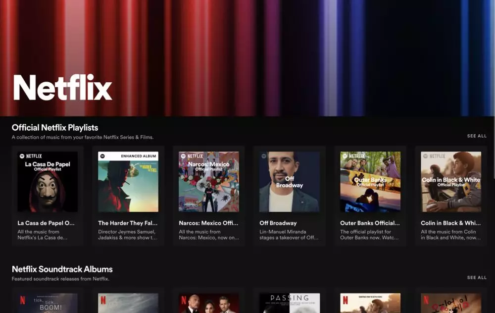 Spotify luncurkan Netflix Hub © 2021 brilio.net