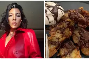 Kourtney Kardashian unggah makanan bak pisang goreng, namanya disorot