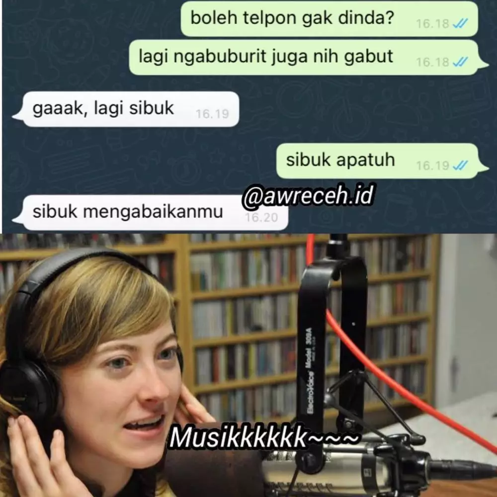 chat kalau ditolak gebetan tapi alasannya absurd © 2021 instagram.com