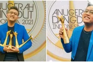Borong piala, ini 5 potret Denny Caknan di Anugerah Dangdut Indonesia