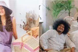 Gaya maternity shoot 5 istri komedian, Nathalie Holscher tampil elegan