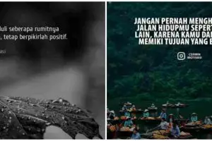101 Kata-kata motto hidup berpikir positif, bikin makin optimis