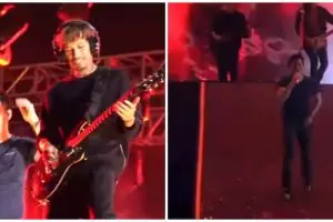 Momen epik Ariel NOAH manggung pakai sepatu roda, vokalnya powerful