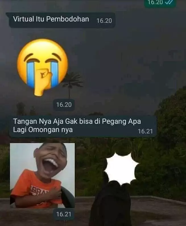 chat waktu kamu disindir pacar makjleb banget © 2021 instagram.com