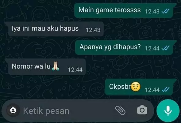 chat waktu kamu disindir pacar makjleb banget © 2021 instagram.com