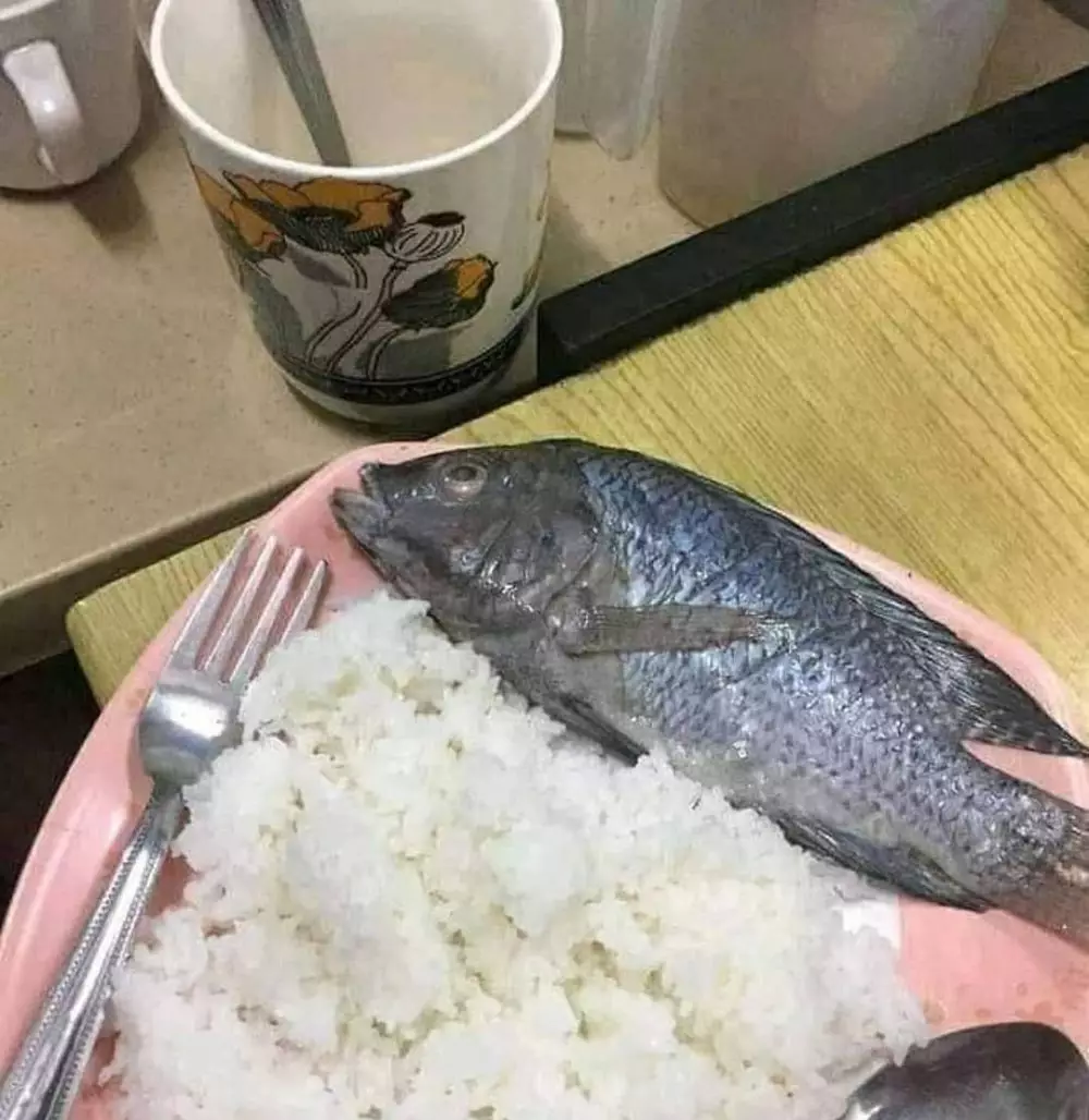 potret lucu orang yang penting makan © 2021 instagram.com